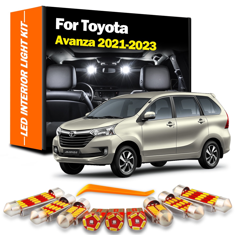 ชุดไฟ-led-ติดป้ายทะเบียนรถยนต์-สําหรับ-toyota-avanza-2021-2022-2023-7-ชิ้น
