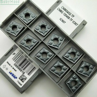 【Big Discounts】10pcs CNMG432-TF CNMG120408 -TF IC907 CNC carbide inserts Internal Turning tool#BBHOOD