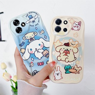 เคสโทรศัพท์มือถือนิ่ม ปิดด้านหลัง ป้องกันเลนส์ ลายการ์ตูน Cinnamoroll น่ารัก สําหรับ Infinix Note 30 Pro 30i Hot 30 Play 30i Smart 7 Plus HD Tecno POP 7 POP7 Pro Spark GO 2023 4G 5G