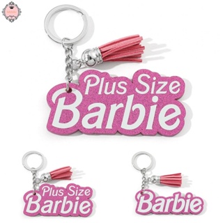 【Barbie Girl】พวงกุญแจ จี้พู่ห้อย รูปการ์ตูนบาร์บี้น่ารัก สําหรับห้อยกระเป๋า