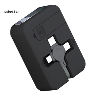 &lt;Dobetter&gt; 3 in 1 สายชาร์จ Micro USB Type C 8pin สําหรับสมาร์ทโฟน