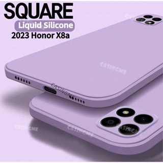 เคสโทรศัพท์ซิลิโคน TPU แบบนิ่ม ทรงสี่เหลี่ยม กันกระแทก สําหรับ Honor X8a 2023 X8a X7a X9a X8 X7 X9 A X8a 4G 5G