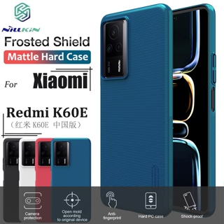 Nillkin เคสโทรศัพท์มือถือ PC แข็ง กันกระแทก หรูหรา สีดํา สีฟ้า สําหรับ Xiaomi Redmi K60E