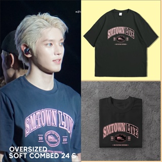 เสื้อยืด ผ้าฝ้าย พิมพ์ลาย SMTOWN LIVE 2022 KWANGYA NCT TAEYEONG 24s ขนาดใหญ่ ระดับพรีเมี่ยม สําหรับผู้ชาย และผู้หญิง