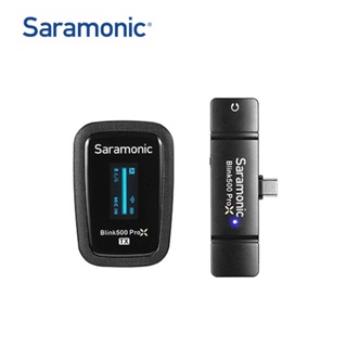 (ใหม่) Saramonic Blink500 ProX B5 (1 ตัวส่ง Type C) ประกันศูนย์ Wireless Microphone TX+RXUC ประกันศูนย์