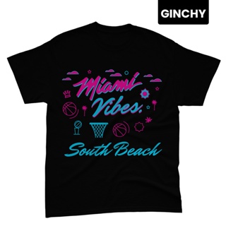 【ใหม่】Miami Vice T-Shirt | Miami Heat Playoffs | Casual | Miami | Unisex | Playoffs