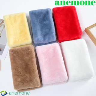 Anemone ผ้าพันคอ ผ้ากํามะหยี่ขนนิ่ม อบอุ่น แฟชั่นฤดูหนาว สําหรับผู้หญิง