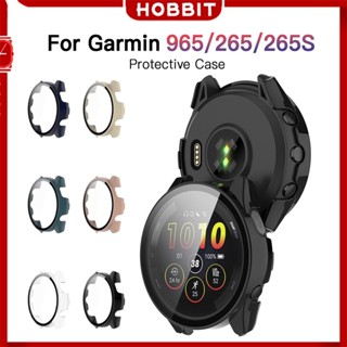 กระจกนิรภัย และเคส สําหรับ Garmin Forerunner 965 955 265s 265 255