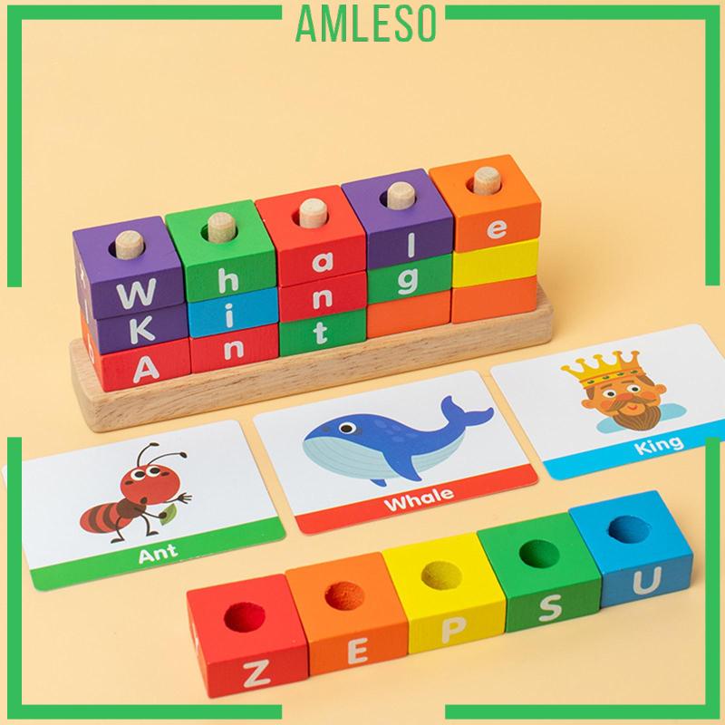 amleso-บล็อกตัวอักษรภาษาอังกฤษ-ของเล่นสําหรับเด็ก-วัยรุ่น