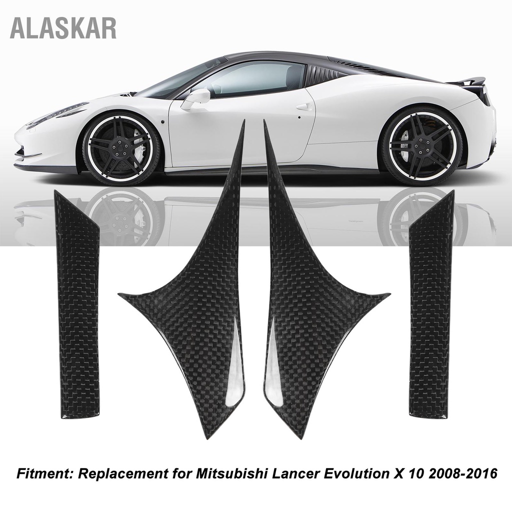 alaskar-กระจกคาร์บอนไฟเบอร์แบบแห้ง-prepreg-ใส่แทนสานธรรมดาสำหรับ-ferrari-458-italia-spider-speciale-2010-ถึง-2015