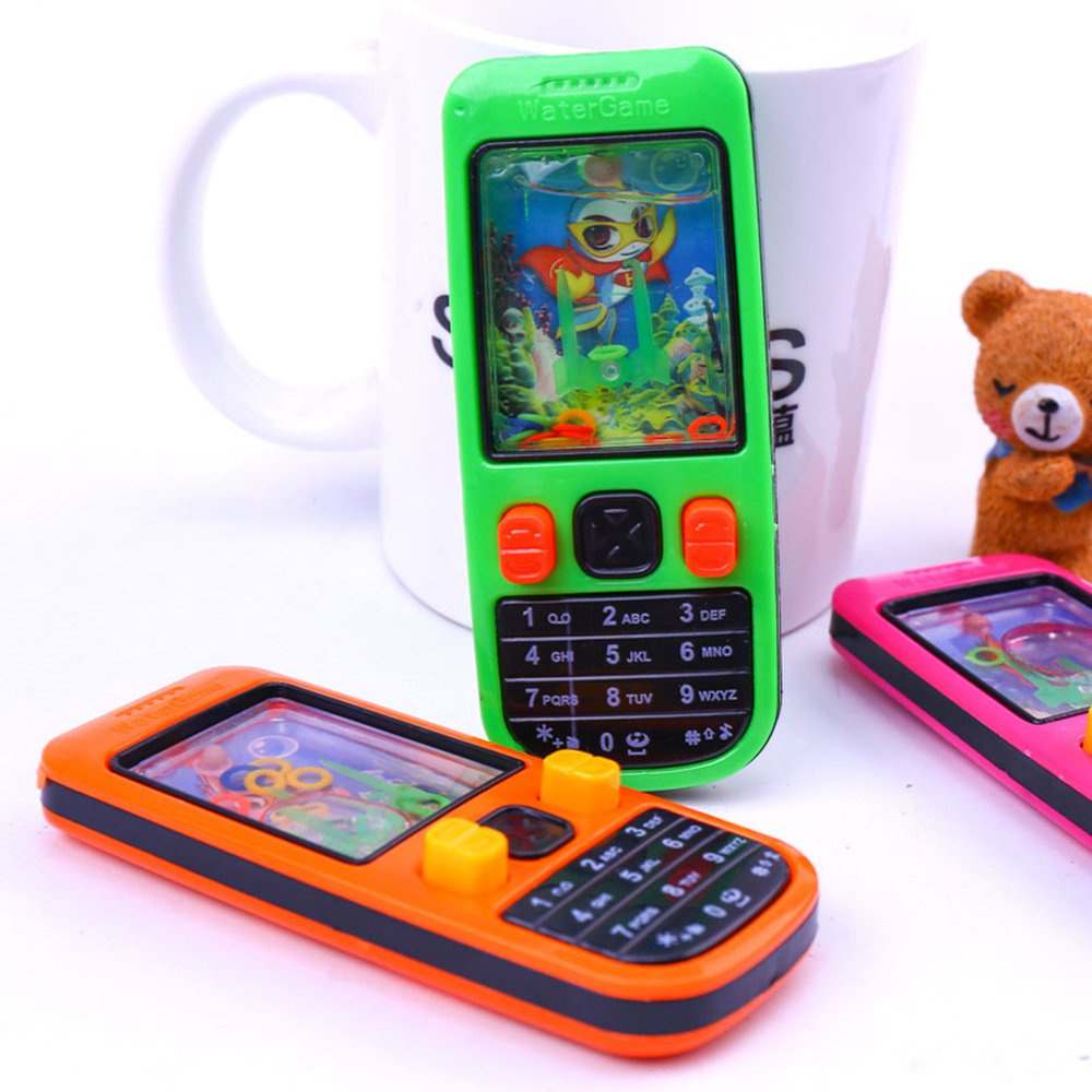 โทรศัพท์มือถือรูปทรงปลอกโลหะน้ำเกมตลกน้ำ-lasso-แหวนเกมของเล่นเด็กเด็กของเล่นทางปัญญา