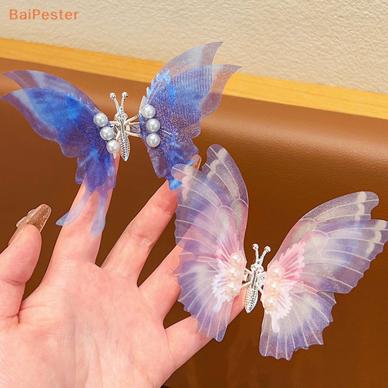 baipester-กิ๊บติดผม-รูปปีกผีเสื้อ-ประดับมุก-ขนาดใหญ่-เครื่องประดับ-สําหรับเด็กผู้หญิง