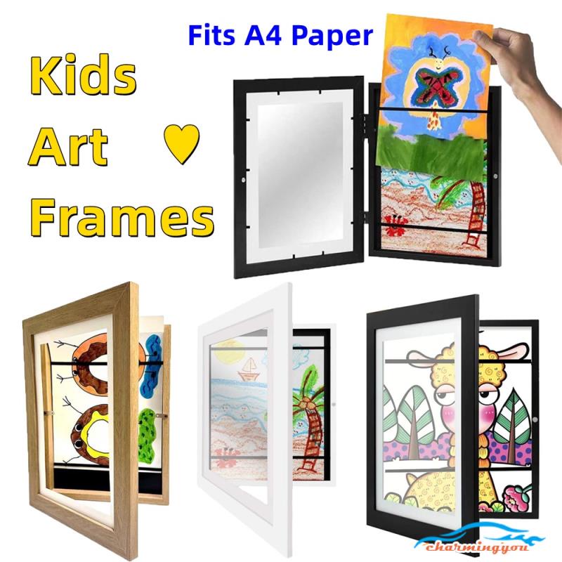kids-art-frames-กรอบรูปศิลปะเด็ก-เปิดหน้า-เปลี่ยนได้-สร้างสรรค์-สำหรับงานวาดภาพ-หลากสี