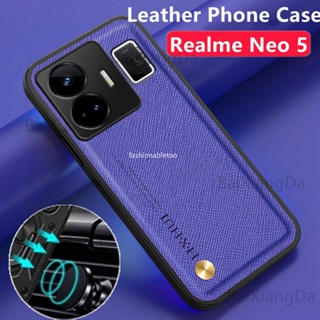 เคสโทรศัพท์มือถือหนัง PU TPU นิ่ม กันกระแทก ปิดด้านหลัง สําหรับ Realme GT Neo 5 SE Neo5 SE GT 5 GT5 GTNeo5se RealmeGTNeo5se RealmeGT5