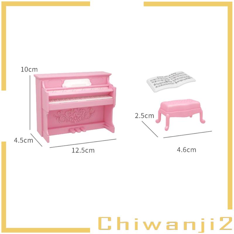 chiwanji2-เปียโนจิ๋ว-พร้อมเก้าอี้-และหนังสือ-สําหรับตกแต่งภูมิทัศน์-diy