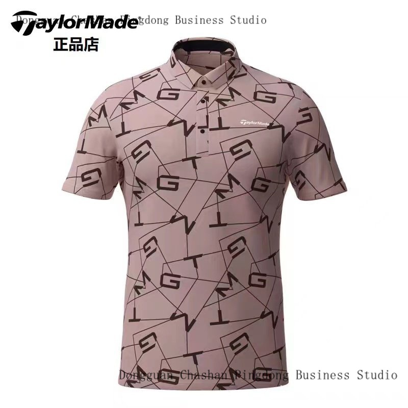 taylormade-taylormade-เสื้อโปโล-แขนสั้น-ระบายอากาศ-เหมาะกับฤดูร้อน-สําหรับผู้ชาย