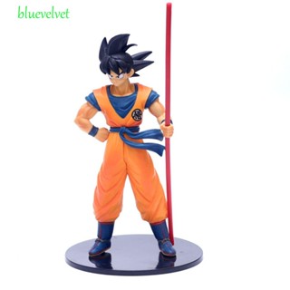 Bluevelvet โมเดลฟิกเกอร์ Dragonball Son Goku ขนสีดํา ของเล่นสําหรับเด็ก