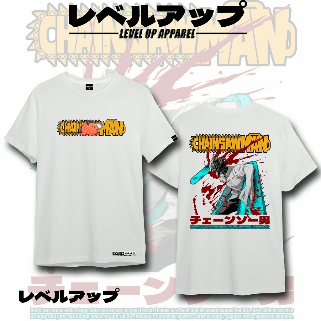 เป็นที่นิยม-เสื้อยืดแขนสั้นลําลอง-พิมพ์ลายการ์ตูนอนิเมะ-chainsaw-man-แฟชั่นสตรีท-สําหรับผู้ชาย-และผู้หญิง-chic