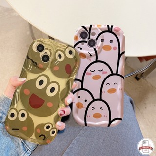 เคสโทรศัพท์มือถือ Tpu นิ่ม ปิดด้านหลัง ขอบโค้ง ลายการ์ตูนกบ เป็ด 3D สําหรับ Redmi 9A 10A 9 9T A2 A1 10C 10 9C NFC Redmi Note 10 12 9 10S 8 11 11s 10Pro Max POCO M3