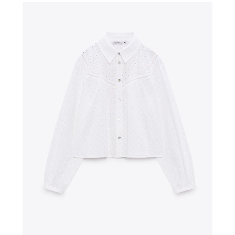 zara-เสื้อเชิ้ตแขนยาว-คอปก-ปักลาย-ฉลุลาย-เข้ากับทุกการแต่งกาย-แฟชั่นฤดูร้อน-สไตล์ฝรั่งเศส-237640916