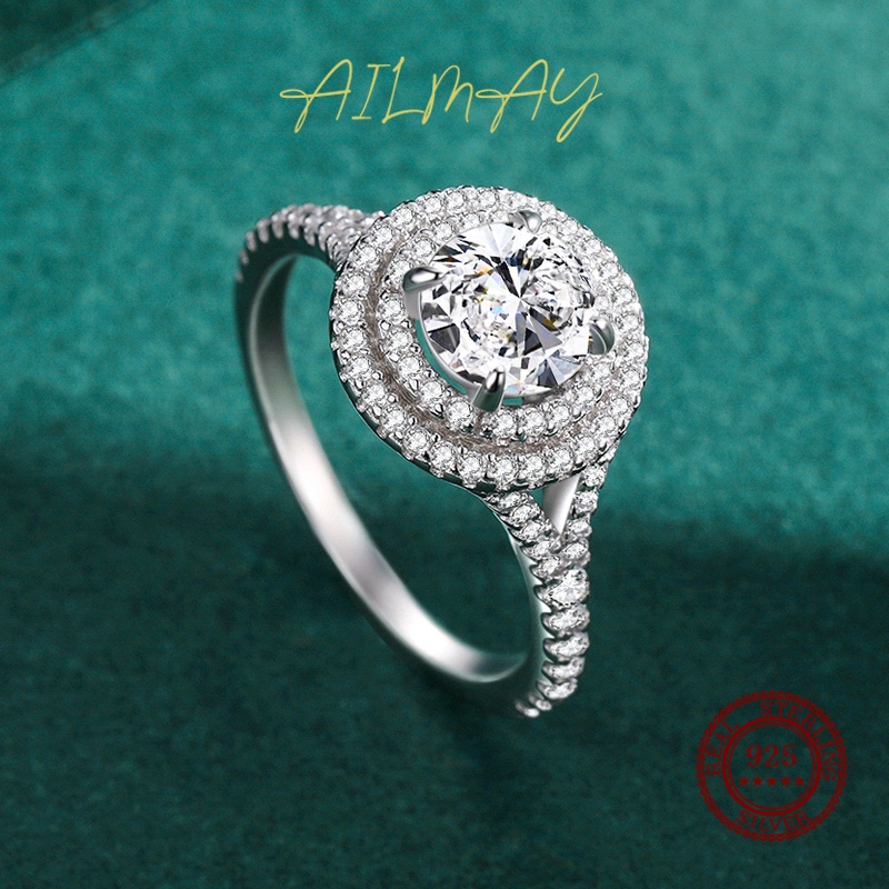 ailmay-แหวนเงินสเตอร์ลิง-925-ประดับเพทาย-ทรงกลม-หรูหรา-คลาสสิก-เครื่องประดับแฟชั่น-สําหรับผู้หญิง-งานแต่งงาน