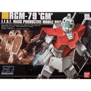 [Ready stock] Bandai HGUC 020 Gundam RGM-79 GM MASS PRODUCTIVE 1/144 Scale Kit