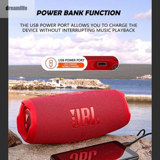 【DREAMLIFE】⚡Ready Stock⚡JBL charge 5 wireless Bluetooth 5.1 portable IP67 waterproof woofer