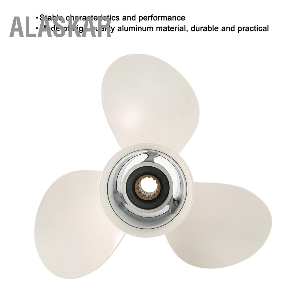alaskar-11-5-8x11-g-3-blades-ใบพัดอลูมิเนียม-outboard-motor-สำหรับ-yamaha-40-60hp