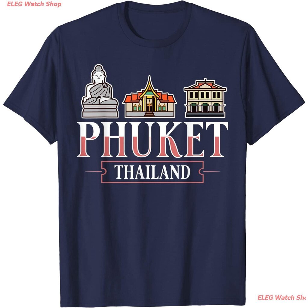 เสื้อยืดยอดนิยม-phuket-thailand-city-skyline-map-travel-t-shirt-popular-t-shirts