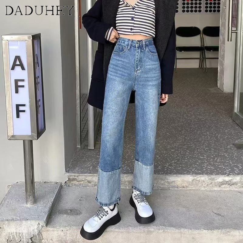 daduhey-american-style-retro-vibe-casual-pants-2023-summer-new-straight-retro-trousers