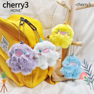 Cherry3 พวงกุญแจ จี้ตุ๊กตาการ์ตูนน่ารัก กันสูญหาย แบบพกพา สําหรับห้อยโทรศัพท์มือถือ 4 ชิ้น