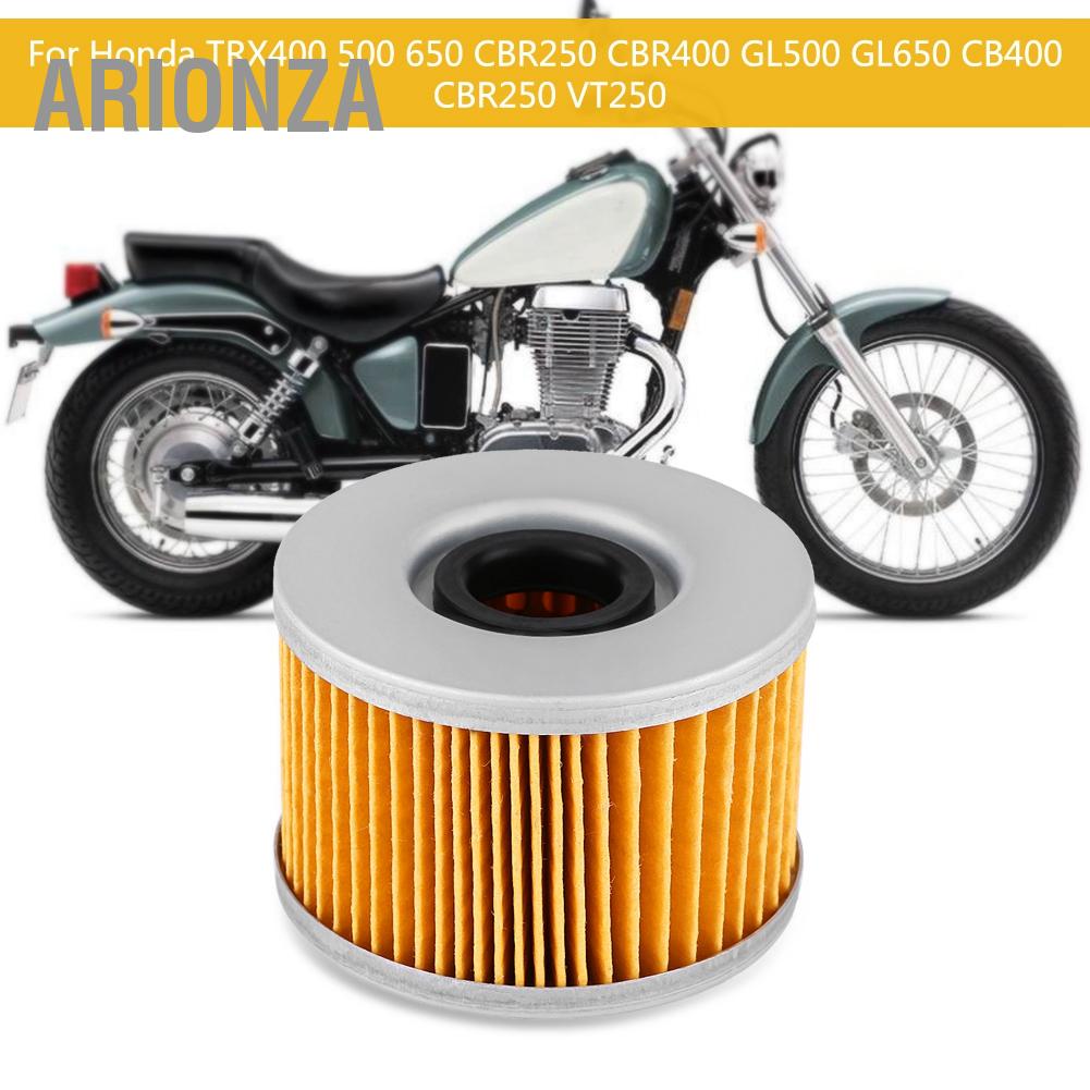 arionza-รถจักรยานยนต์-atv-กรองน้ำมันสำหรับ-honda-trx400-500-650-cbr250-cbr400-gl500-gl650-cb400-vt250