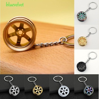 Bluevelvet พวงกุญแจล้อรถยนต์ โลหะผสม ขนาดเล็ก สร้างสรรค์ ของขวัญ