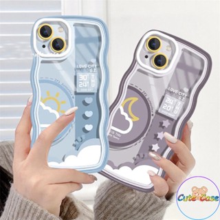 เคสโทรศัพท์มือถือ ซิลิโคนนุ่ม ลายดวงอาทิตย์ และดวงจันทร์น่ารัก สําหรับ Samsung A02 A02S A12 A22 A32 A52 A52S A72 A03 A03S A13 A23 A33 A53 A73 A04 A24 A34 A54 A10S A11 A20S A21S A51 4G