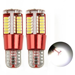 หลอดไฟ LED W5W 57 SMD สําหรับติดป้ายทะเบียนรถยนต์ 2 ชิ้น