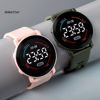 &lt;Dobetter&gt; นาฬิกาข้อมือดิจิทัล LED อิเล็กทรอนิกส์ กันกระแทก ของขวัญวันเกิด แฟชั่น สําหรับกลางแจ้ง