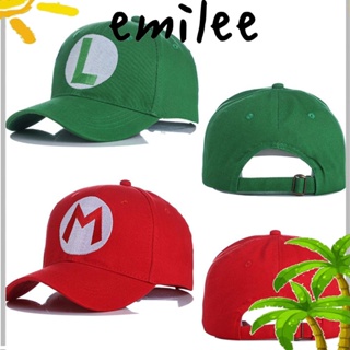 Emilee ใหม่ หมวกเบสบอล คอสเพลย์ ลายการ์ตูนอนิเมะ Super Mario Game หลากสี