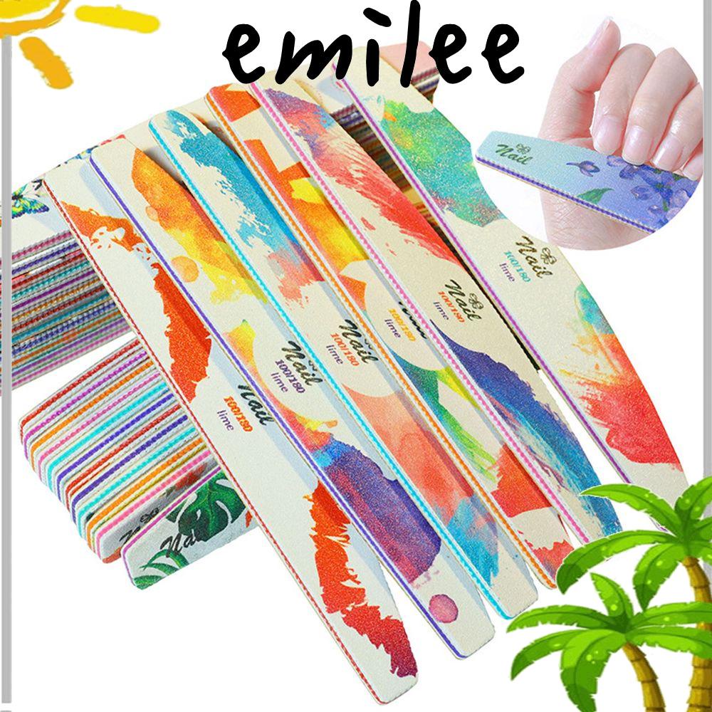 emilee-ตะไบเล็บมืออาชีพ-ปลายนิ้ว-ดอกไม้-สี-100-180