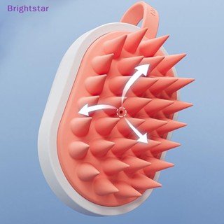 Brightstar แปรงหวีผม นวดหนังศีรษะ แชมพู อาบน้ํา