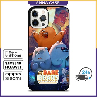 เคสโทรศัพท์มือถือ ลาย We Bare Bears สําหรับ iPhone 14 Pro Max 13 Pro Max Samsung Galaxy Note10+ S21Ultra