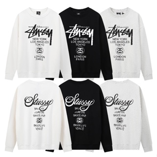 อัพเกรดสไตล์ของคุณด้วย stuss.y! เสื้อกันหนาว ผ้าฝ้าย พิมพ์ลาย Keep You Cozy