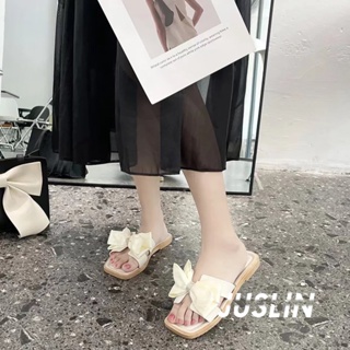 JUSLIN  รองเท้าแตะหญิง รองเท้าแตะ รองเท้า รองเท้าหัวโต เพิ่มความสูง 081230 Stylish สไตล์เกาหลี ทันสมัย High quality B90H1ZJ 37Z230910