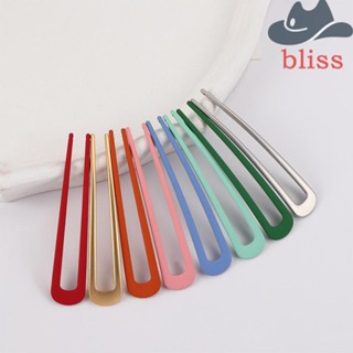 Bliss กิ๊บติดผม รูปตัว U สไตล์มินิมอล หรูหรา สะดวก อินเทรนด์
