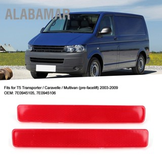 ALABAMAR คู่ของกันชนหลังพอดีสำหรับ T5 Transporter / Caravelle Multivan 2003-2009 7E0945105