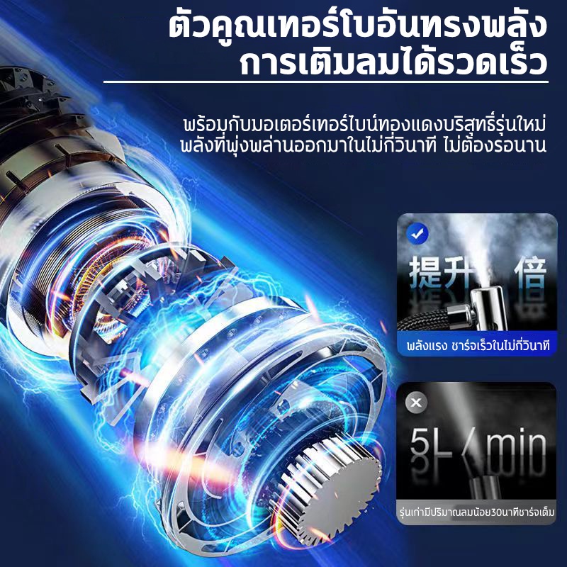 ที่เติมลมยางรถ-ที่สูบลมรถยนต์-เติมลมรถยนต์-ปั้มลมไฟฟ้า-12v-ปั๊มลมไฟฟ้าติดรถยนต์-ปั้มลม-แบบพกพา-ปั้มลมแบบพกพา