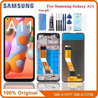 อะไหล่หน้าจอสัมผัส LCD 6.4 นิ้ว แบบเปลี่ยน สําหรับ Samsung Galaxy A11 A115 A115F A115U A115M Galaxy A11