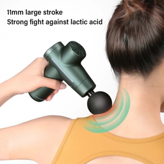 ิBEST PRODUCT Mini Massage Gun Electric Portable Fascial Muscle Massage Gun USB Charging Features: