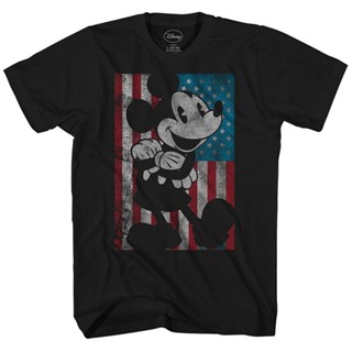 ขายดี เสื้อยืด พิมพ์ลายกราฟฟิค Disney America แนวเรโทร คลาสสิก เข้ากับทุกการแต่งกาย สําหรับผู้ชาย MCmjfi90LAahnc00