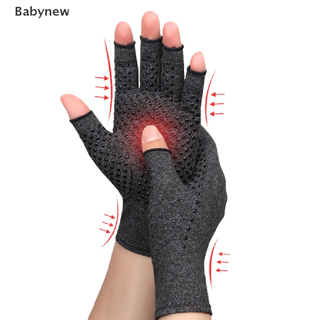 lt-babynew-gt-ถุงมือข้ออักเสบ-แบบไม่มีนิ้ว-บรรเทาอาการปวดข้อ-1-คู่-ลดราคา