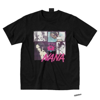 2023NEXแขนสั้นcrew neckเสื้อยืดแขนสั้น ผ้าฝ้าย 100% พิมพ์ลายอนิเมะ Nana Osaki สไตล์ญี่ปุ่น ฮาราจูกุ สําหรับผู้ชายS-XXXXL